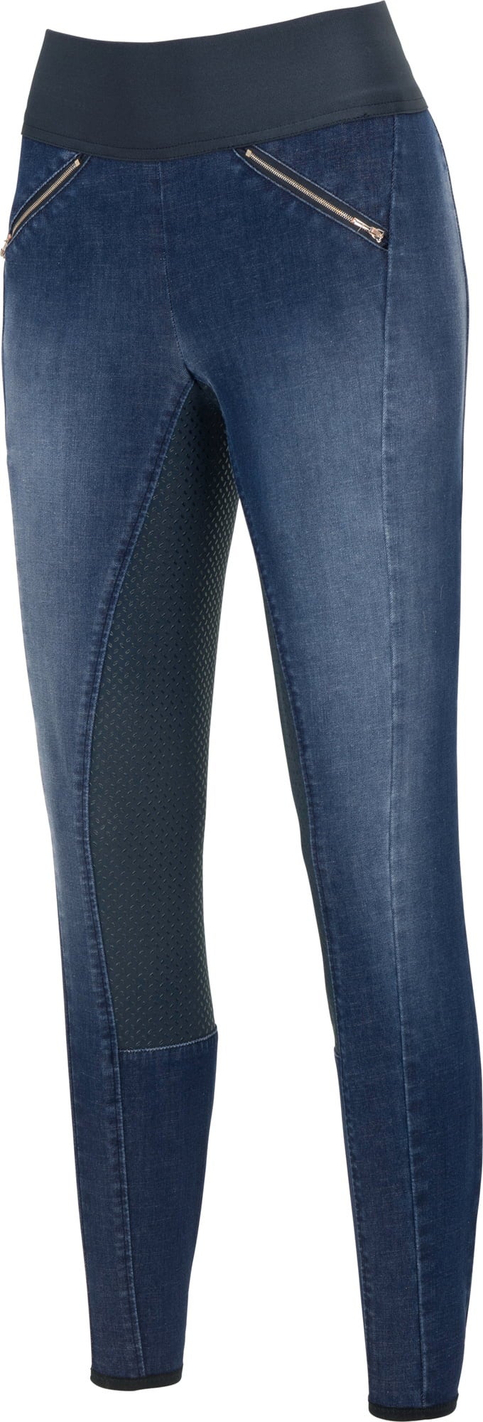 PIKEUR Брич за езда JEANS Grip, denim blue