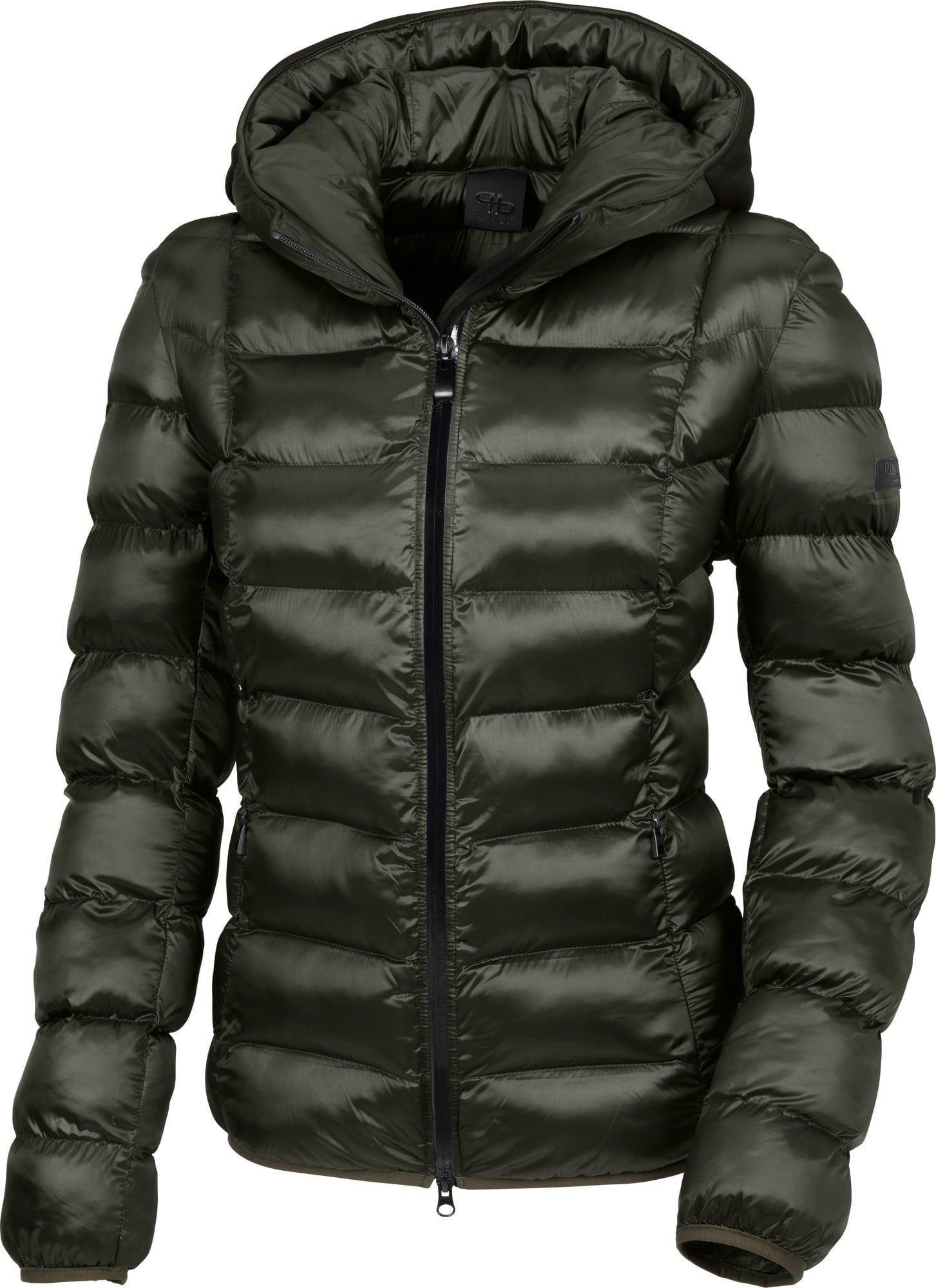 PIKEUR SURI Quilted Jacket, Black Olive