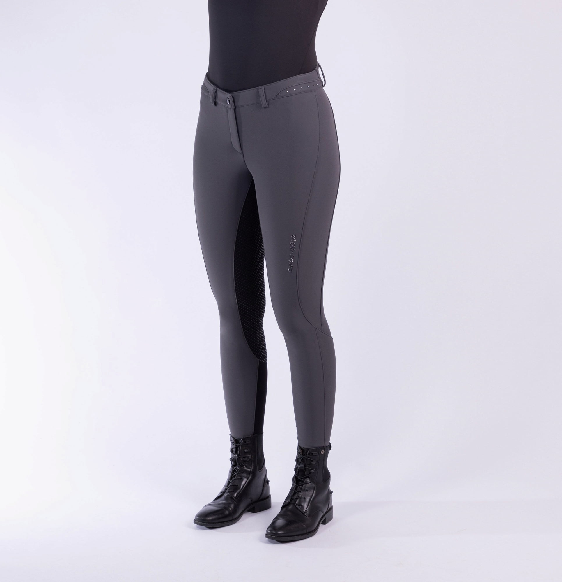 ESEq. Queen Diamond Breeches, Magnet Grey