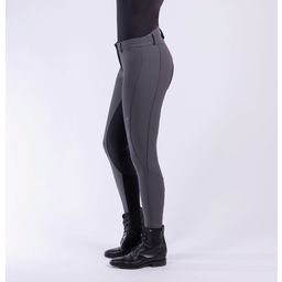 ESEq. Queen Diamond Riding Breeches, Magnet Grey