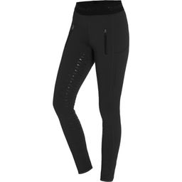 Sporty Style Winter Riding Breeches, Black