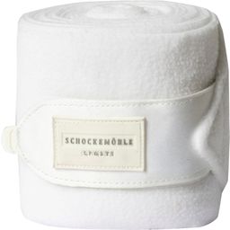 Schockemöhle Sports 'Style' Fleece Bandages - Bright White