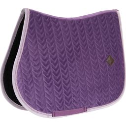 Kentucky Horsewear Springzadeldek Velvet Contrast - Royal Purple