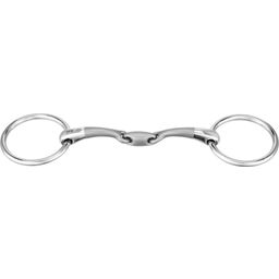 SATINOX Snaffle Bit, 12 mm, Double Jointed