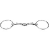 SATINOX Loose Ring Snaffle 14 mm Double Jointed - Stainless Steel