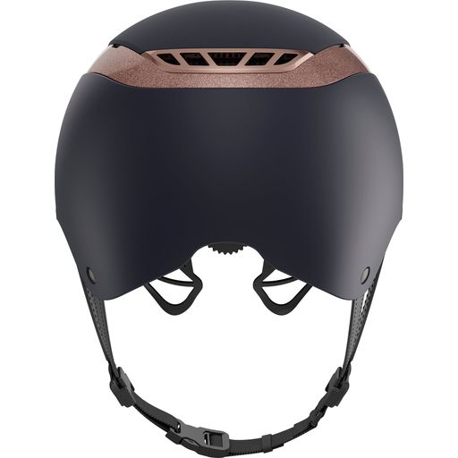 AirLuxe SUPREME Riding Helmet, Midnight Blue - Rose Gold