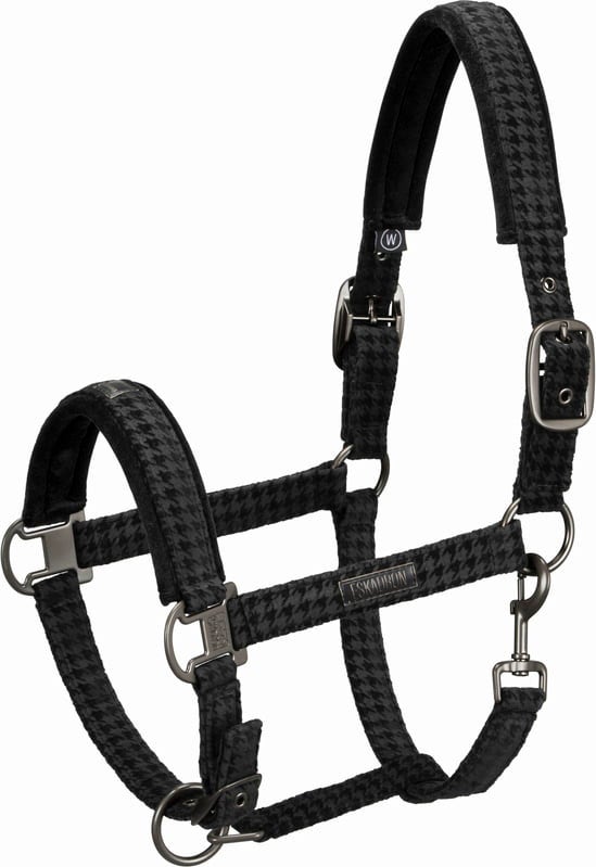 ESKADRON DOUBLEPIN VELVET STAMP Halter, Black