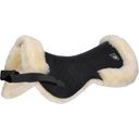 Ultra Saddle Pad with Faux Fur Edging, Black/Natural - 1 st.