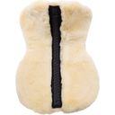 Ultra Saddle Pad with Faux Fur Edging, Black/Natural - 1 Pc