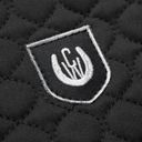 Подложка за седло Ultra с двоен джоб без кантове, черно/натурално - 1 бр.