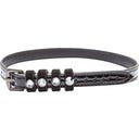 Imperial Riding  IRHPardouz Leather Spur Straps  - Black- Crocodile