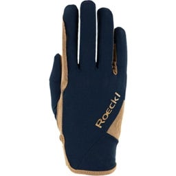 Roeckl MARENO Riding Gloves, Night Blue