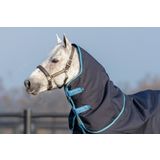 Neck Cover for the Amigo Bravo 12 Turnout 150g Rug - Navy/Turquoise 