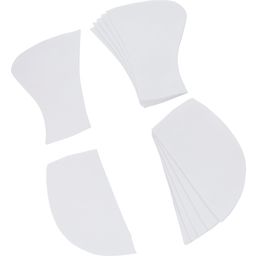 Polyfilc betét - Ultra nyeregemelő dupla zsebbel és szegéllyel, fehér