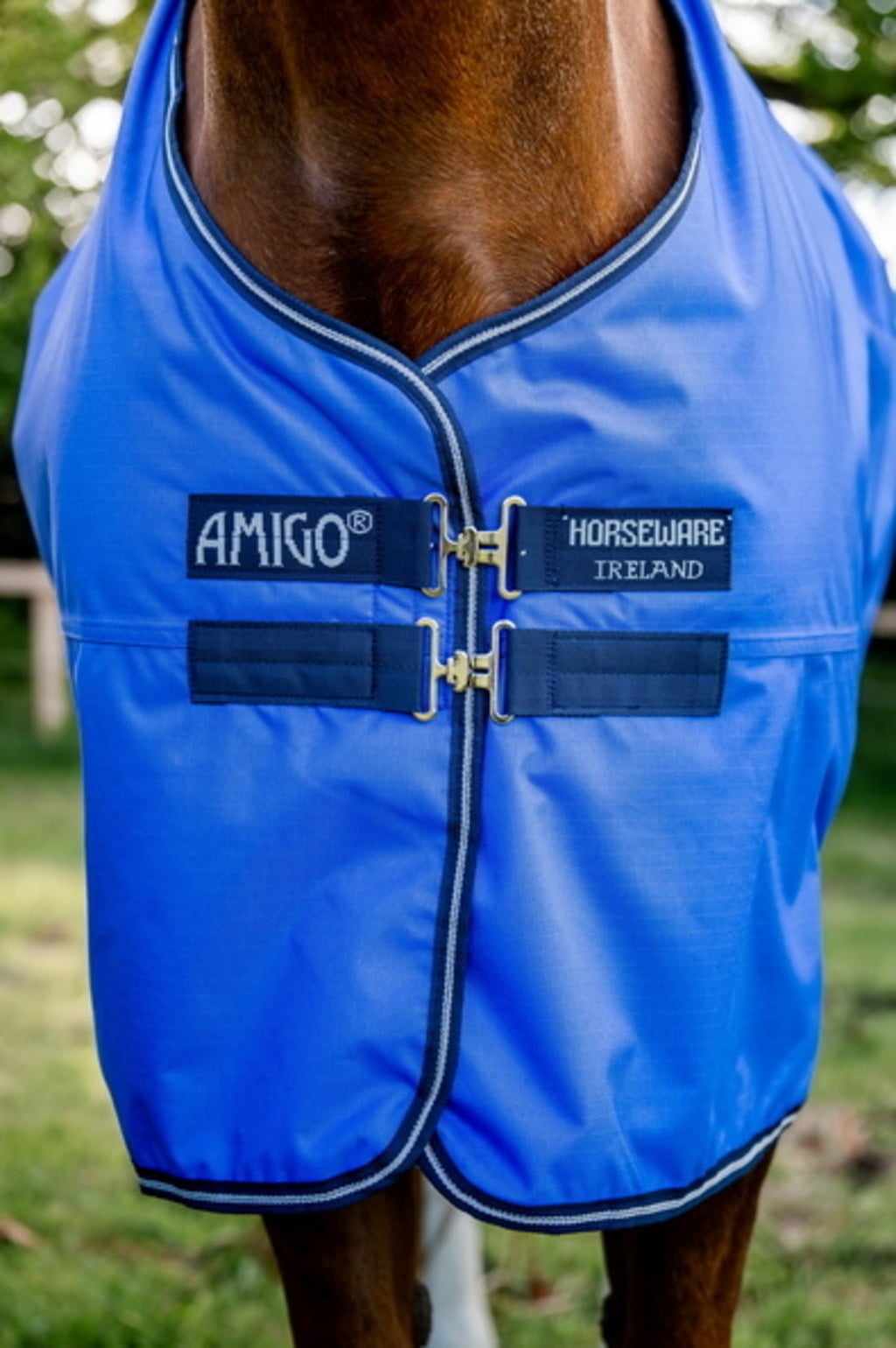 Попона Amigo Hero 600D Ripstop 0 g, blue/navy&grey