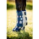 Horseware Fly Boots, Silver/Navy