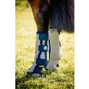 Horseware Fly Boots, Silver/Navy
