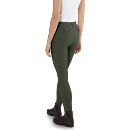 ''Jumping Knee Grip'' Riding Breeches - Army Green - 42
