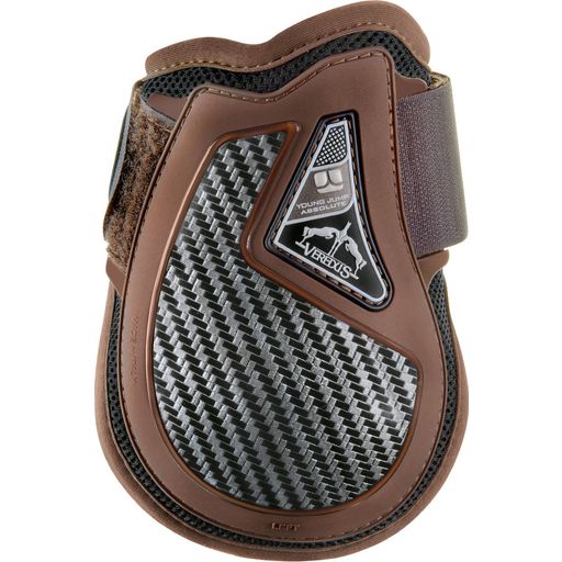 Young Jump Absolute Carbon Gel Fetlock Boots, Brown