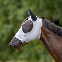 BUSSE TWIN FIT FLEXI PLUS Fly Mask, Grey