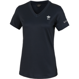 Тениска с V-образно деколте "KLdayana", navy
