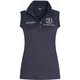 HVPFavouritas Sleeveless Tech Polo Shirt, Navy