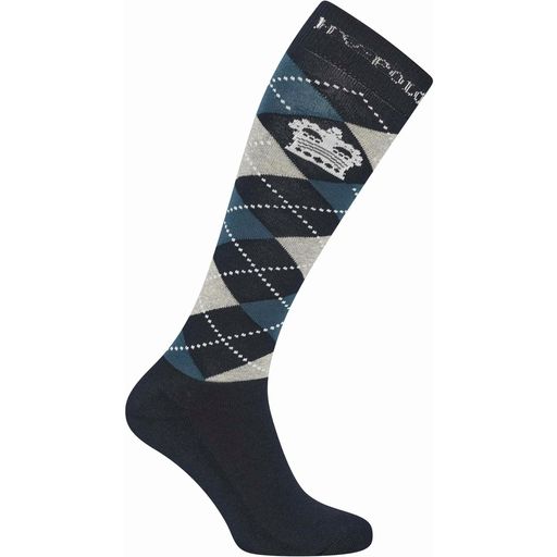 Socken HVPArgyle, navy-deep sea blue