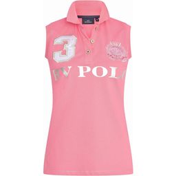 Polo Shirt Sleeveless "HVPFavouritas", Wild Rose