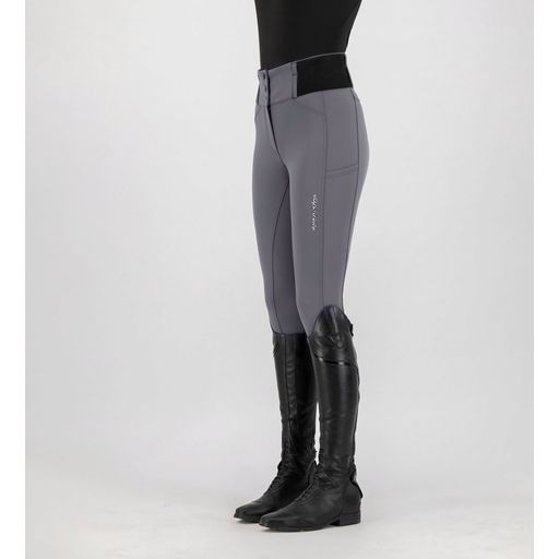 Pantalon d'Équitation FullGrip ESAthletic lean - gris magnétique