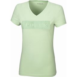 PIKEUR FRANJA Shirt with V-neck, Pastel Green - 40