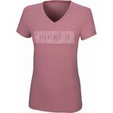 Camiseta con Cuello de Pico "FRANJA", Noble Rose