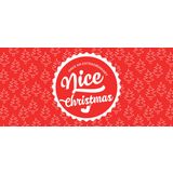 Nice Christmas - presentkort på miljövänligt återvunnet papper