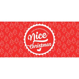 Nice Christmas - Carte Cadeau en Papier Recyclé Écologique