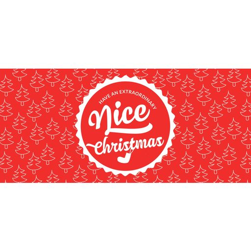 Nice Christmas - Carte Cadeau en Papier Recyclé Écologique