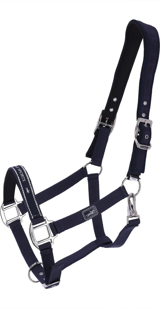 Schockemöhle Sports Memphis Anatomic Style Halter, Dark Blue