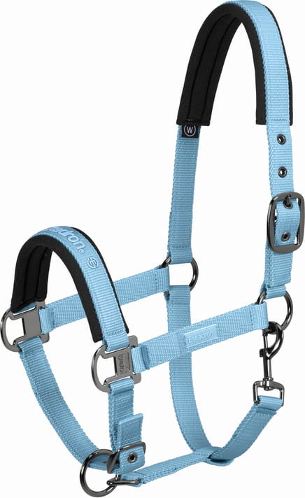 ESKADRON PIN-BUCKLE Halter, Silk Blue