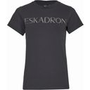 ESKADRON Тениска GLITTER REFLEXX, deepgrey - XS