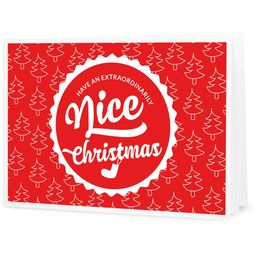 "Nice Christmas" - Carte Cadeau à Imprimer