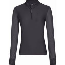 REFLEXX Half-Zip Long-Sleeved Shirt, Deep Grey