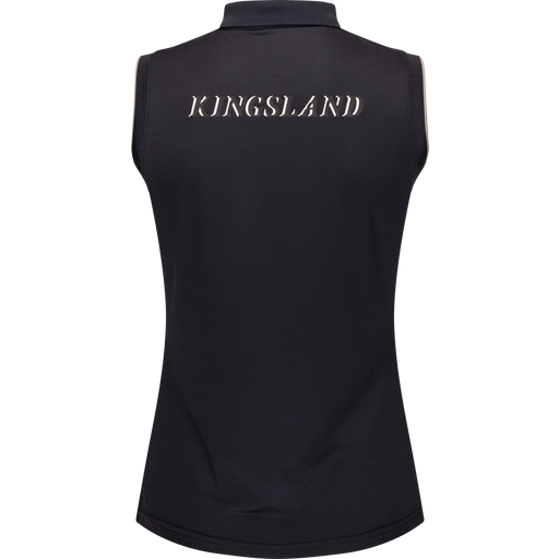 Kingsland KLcaelina Mirco-Pique Tec-Shirt, Navy - XS