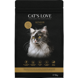 Cat's Love Senior - Crocchette all'Anatra per Gatti - 2 kg