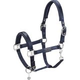 ESKADRON Headcollar DOUBLE PIN SATIN, Navy