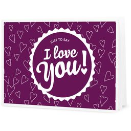 EquusVitalis "I Love You!" - Carte Cadeau à Imprimer