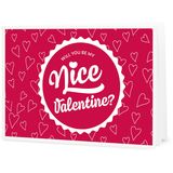 "Nice Valentine !" - Carte Cadeau à Imprimer