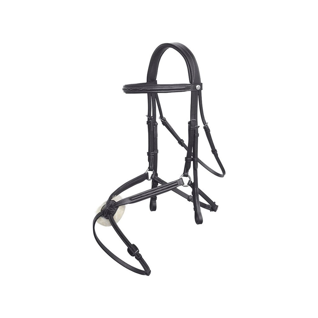 Prestige italia mexican bridle black equusvitalis onlineshop