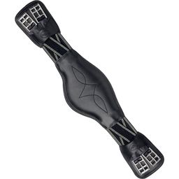 Dressage Girth with Crossed Elasticated Strap, Black
