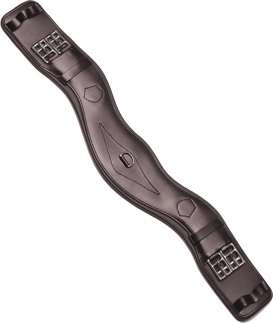 PRESTIGE Anatomical Dressage Girth, Tobacco
