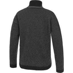Pleten pulover s puli ovratnikom 
