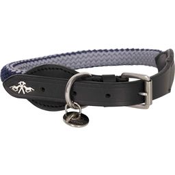 Dog Collar "HVPFranka Rope", Cloud Grey-Navy