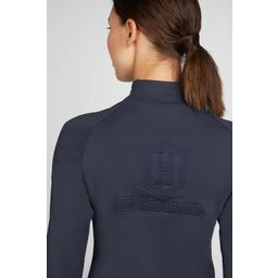 ESKADRON Majica Half Zip-Shirt Heritage, navy - L